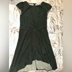 Dark Green Polka Dot Dress